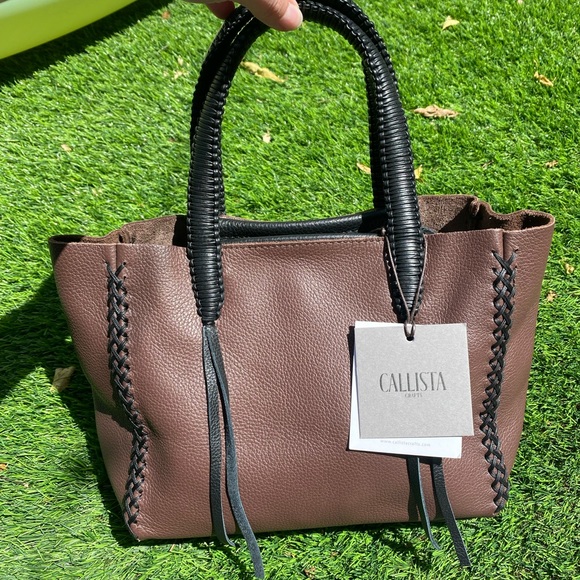 NWT Callista Bicolor Topstitch Mini Tote
Bag - Picture 6 of 14